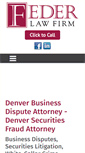 Mobile Screenshot of federlawfirm.com